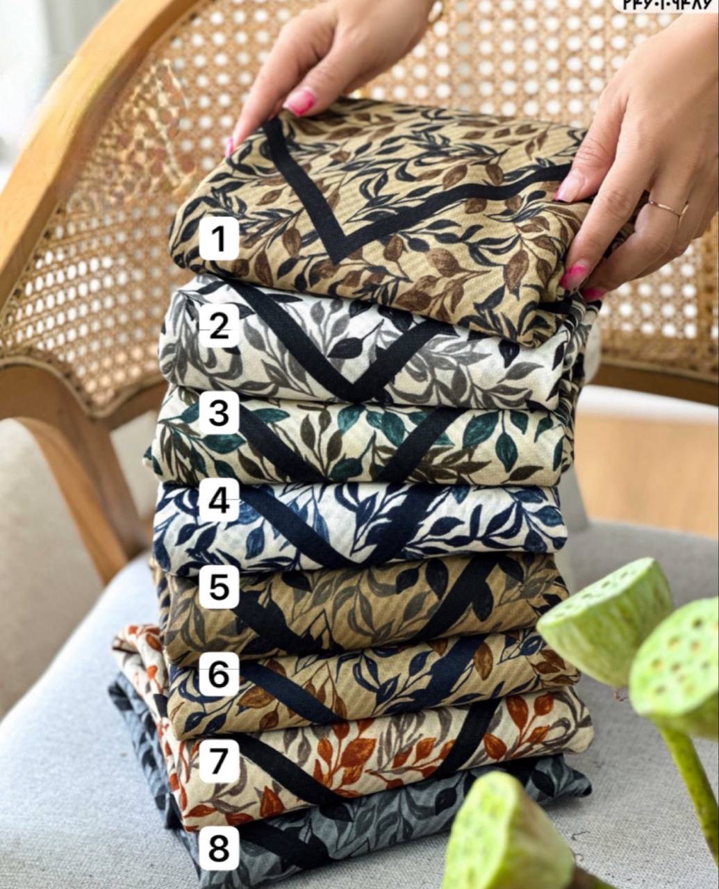 روسری نخی دور دست دوز