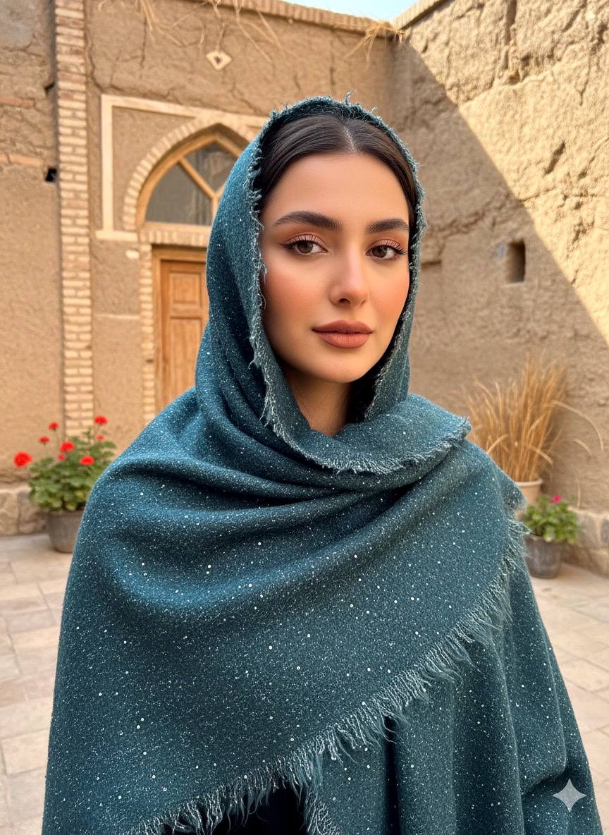 شال بوکله پولکی