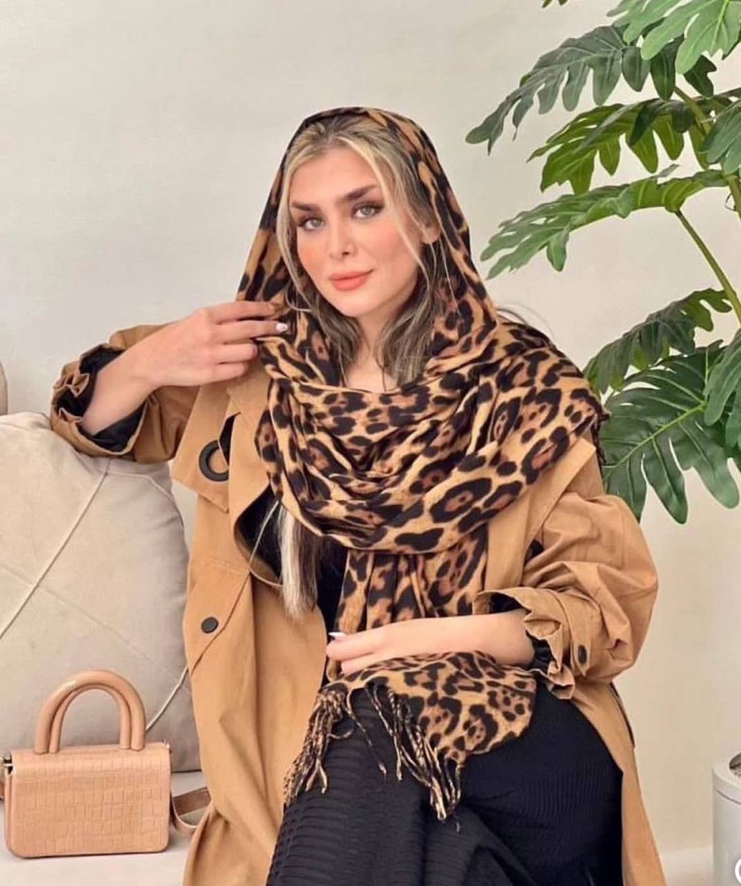 شال موهر پلنگی