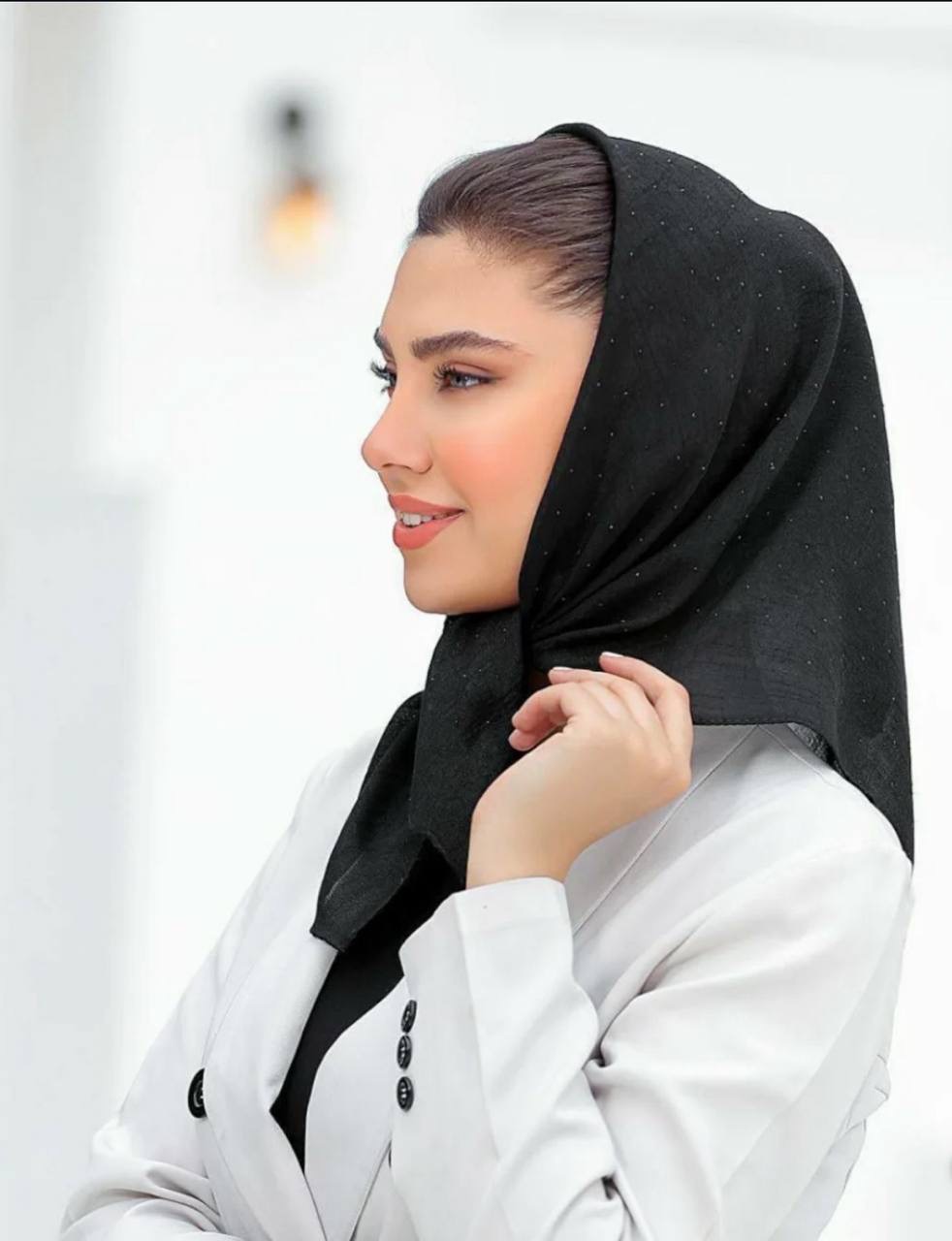 مینی اسکارف نگین کوب