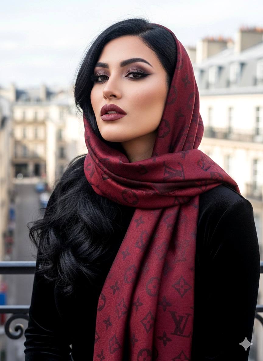 شال ژاکارد دورو