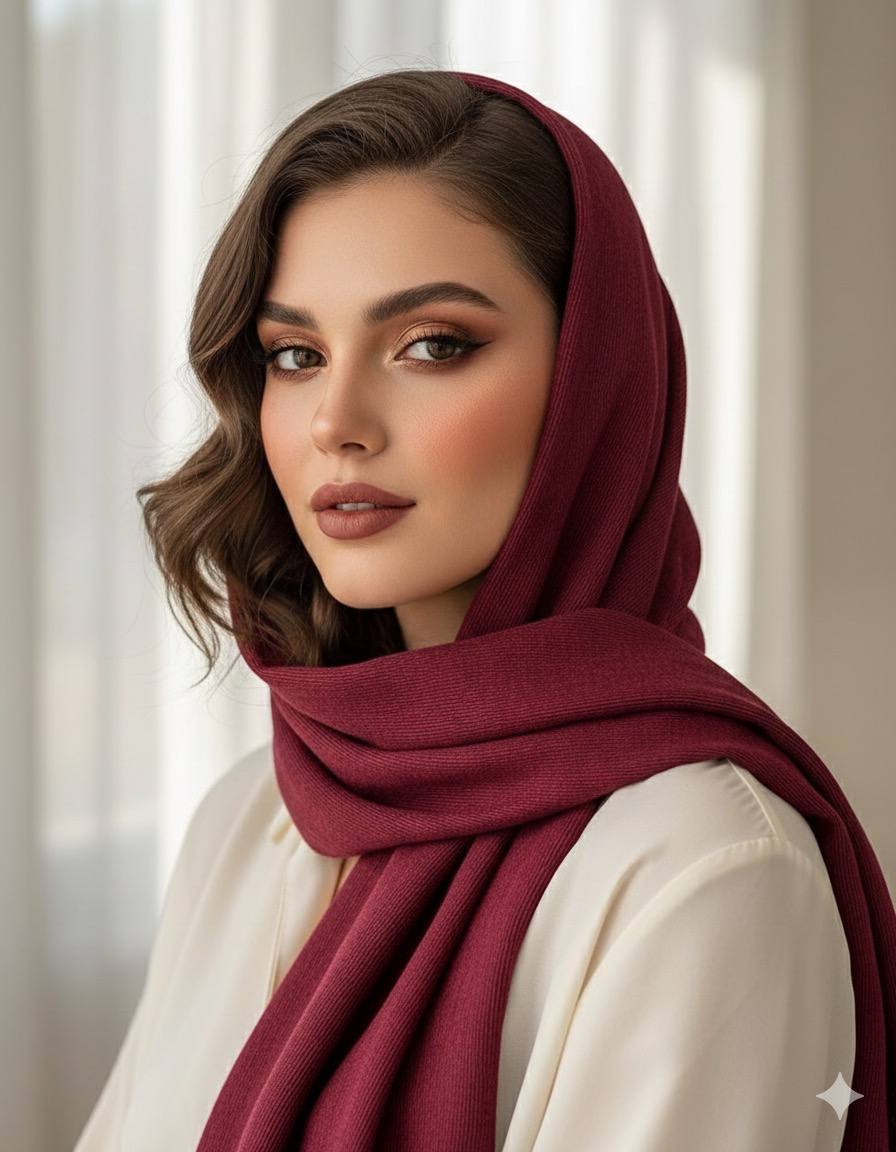 شال کبریتی مخمل