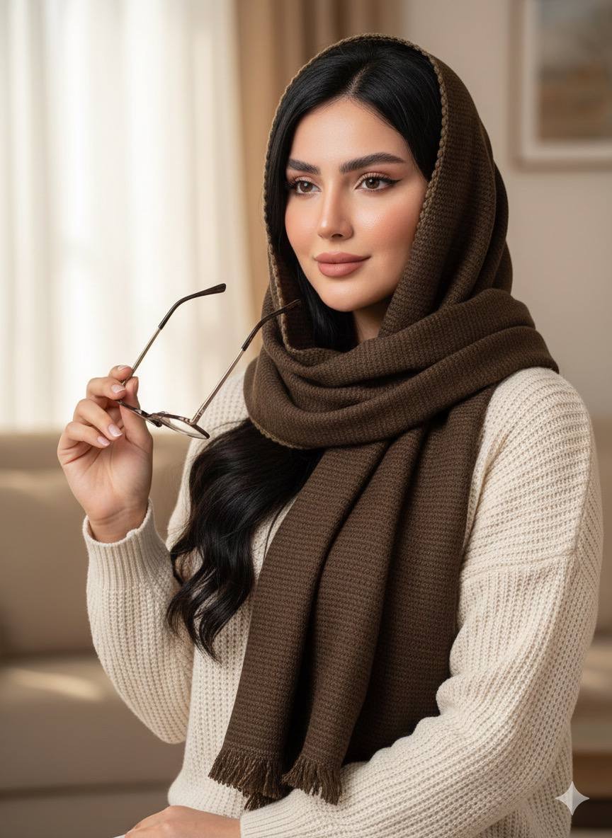 شال بافت دور عدسی