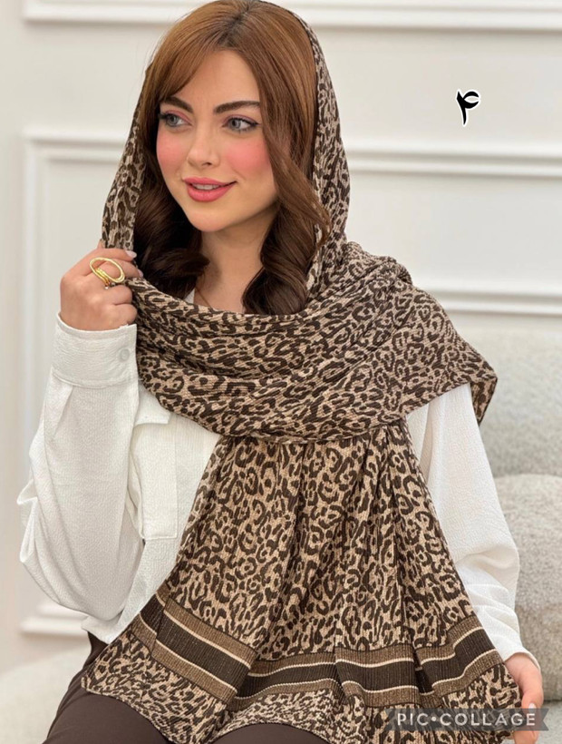 شال برشکا نخی لمه دار